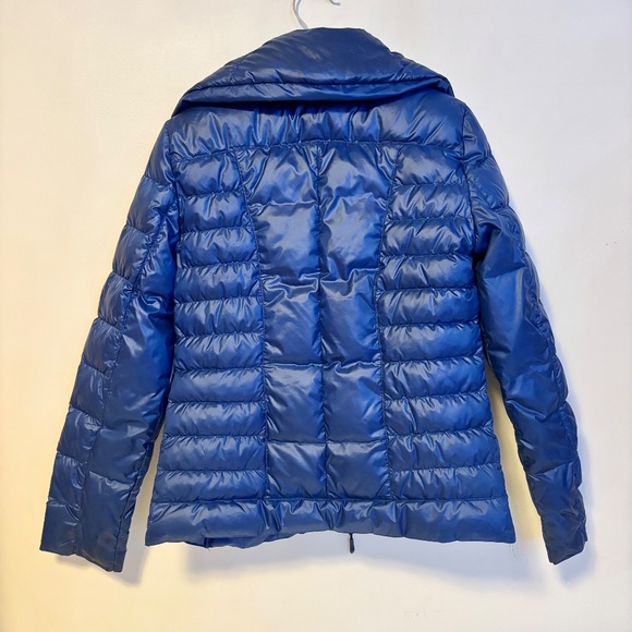 Kenneth Cole Full Zip Packable Down Quilted Puffer Jacket Cobalt Blue Womens S - Picture 2 of 3